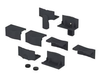 Bopla BO-KS 3-7024 (68033000) - cap set with collapsible tip-up feet