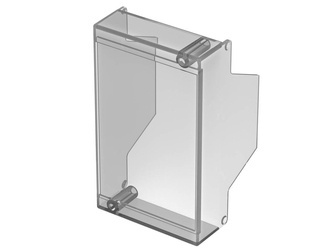 Bopla CNH 45 H (65004550) - hinged hood, wide (15 mm), crystal-clear
