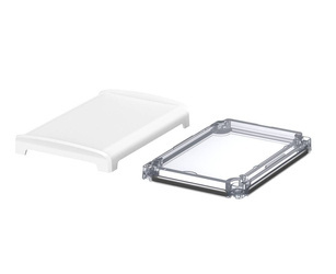 Bopla BOV 1209_ FG 9003 D G (48422230) - BoVersa transparent plastic lid with full white design cover (125 x 88 x 19 mm)