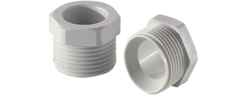 Bopla DZP 7 (12091129) - Pressure screws DZP, polyamide, light grey, for half cable glands