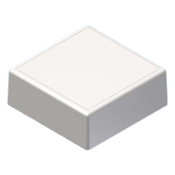 Teko - SMART series (SR170.7) - universal enclosure in white (111,1 x 111,1 x 43,4 mm)