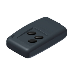 Teko - POCKET 11 series (11123.4) - enclosure for remote controler in dark gray (74.7 x 44.1 x 18.2 mm)
