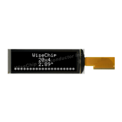 WiseChip 2.89” OLED Display - character display