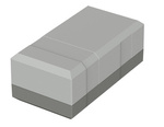 Bopla EG 1040 (32104000) -  Elegant enclosure with flat lid (100 x 54 x 40 mm)