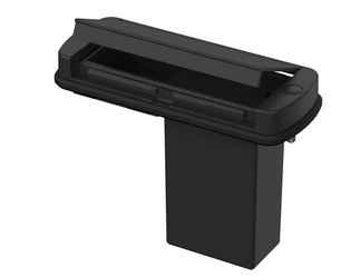 BOPLA ABM 800 SAL BE (84084100) - mounting lid with hinged aluminium flap and compartment for 9V block battery for AB 800