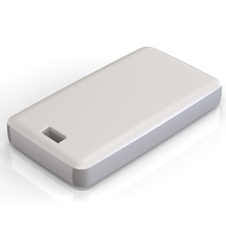 Teko - REMO-TEK series (13120.30) - enclosure for the remote controler in white with light grey sides (71,5 x 39,3 x 11,5 mm)
