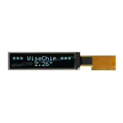 WiseChip 2.26” OLED Display - character display