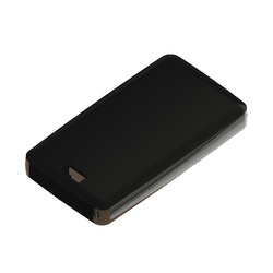 Teko - REMO-TEK series (13120.44) - enclosure for the remote controler in black and  chrome-plated metal sides (71,5 x 39,3 x 11,5 mm)