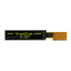 WiseChip 2.26” OLED Display - character display