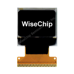 WiseChip 0.66” OLED Display - monochromatic display