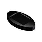 Teko - OVO-1 series (OVO-1IR.9) - enclosure for remote controller in black with opening for LED (124,2 x 66,3 x 23 mm)