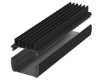 BOPLA ABPH 600-0200 K (84506200) - aluminium profile, horizontally-divided with radiator (57 x 32 x 200 mm)