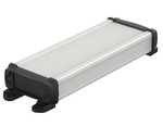 BOPLA ELP 620-0150 DW (83062150.S7) - aluminium profile closed with wall brackets (57,5 x 22 x 150 mm)