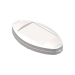 Teko - OVO-2 series (OVO-2IR.7) - enclosure for remote controler in white with opening for LED (95,5 x 51 x 17,3 mm)