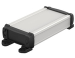 BOPLA ELP 620-0100 DW (83062100.S7) - aluminium profile closed with wall brackets (57,5 x 22 x 100 mm)