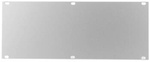 Bopla TF/M 480 (86880043) - part front panel, natural-coloured anodised aluminium, passivated on rear in size 4U 80HP