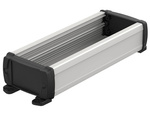BOPLA ELPU 840-0200 DW (83847200.S7) - aluminium profile, open on one side with wall brackets (80 x 42 x 200 mm)