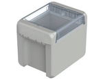 Bopla B 100809 PC-V0-G 7035 (96022135) - universal enclosure with crystal-clear lid (113 x 80 x 90 mm)