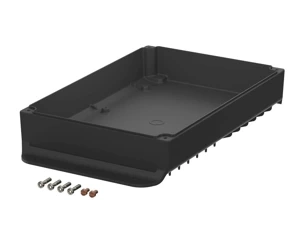 Bopla BOV 281906 KWL UT 9005 (48198665) - BoVersa aluminium base with heatsink (275 x 185 x 47 mm)