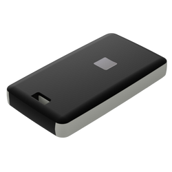 Teko - REMO-TEK series (13121.23) - enclosure for the remote controlers in black with light gray sides (71,5 x 39,3 x 11,5 mm)
