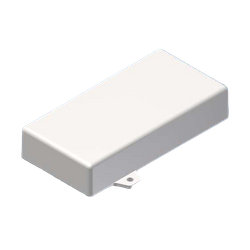 Teko - SMART series (SR33-E.7) - universal enclosure in white (128 x 64 x 26 mm)