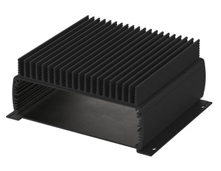 BOPLA ABPH 1600-0150 KWL (84416150) - aluminium profile, horizontally-divided with wall brackets and radiator (169 x 52 x 150 mm)