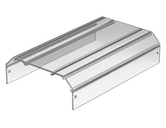 Bopla CRPM 92/34-160 (67292160) - transparent module Combirail cover (92 x 34 x 144 mm)