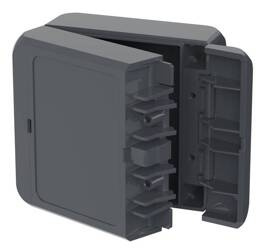 Bopla B 080805 ABS 7024 (96031114) - universal  enclosure (89 x 80 x 47 mm)