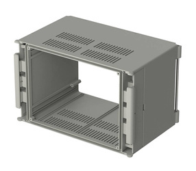 Bopla BC 6000 L-1,5 (79002600) - basic element 1.5 (139.76 mm deep) with air vents CombiCard 5000-7000 enclosure (226 x 146 x 139 mm, 3U 30HP)