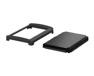 Bopla BOV 1209_ FO 9005 D 9005 (48312255) - black BoVersa plastic lid with open black design cover (125 x 88 x 19 mm)