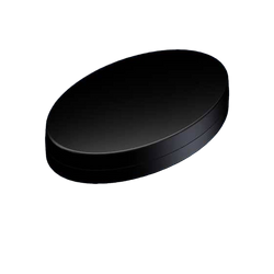 Teko - OVOTEK series (OK1.9) - oval enclosure in black (165.3 x 103.2 x 38.5 mm)