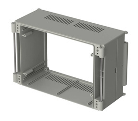 Bopla BC 6000 L-1 (79002000) - basic element 1.0 (88.25 mm deep) with air vents CombiCard 5000-7000 enclosure (226 x 146 x 88 mm, 3U 30HP)