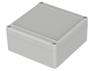 Bopla EM 218 F-LP  (62218400) - PC enclosure with a recess in the lid  (122 x 120 x 57 mm)