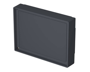 Bopla FR 2000 (19002500) - closed front frame for accommodating membrane keypads with seal for CombiCard 1000-3000 (184 x 138 x 33 mm)