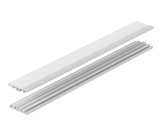 Bopla ARPMG 00/27-245 (87122450) - module divided aluminium profile (28.1 x 45 x 235 mm)