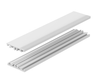 Bopla ARPMG 00/27-140 (87121400) - module divided aluminium profile (28.1 x 45 x 130 mm)