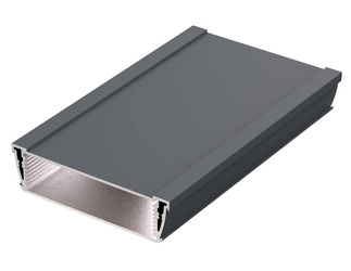 Bopla ASP 1230-0200 7024 (94132200) - enclosure profiles, closed (121 x 32.8 x 200 mm)