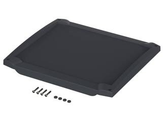 BOPLA BCD 250 OT-F-7024 (20251324) - screw-on front lid with membrane keypad area (264 x 232.85 x 18.6 mm)