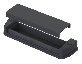 Bopla ASM 1230 AL-7024 (94432400)- Mounting lid with removable aluminium cap for ASP 1230