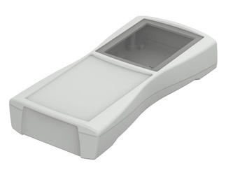 BOPLA BS 802 DIS-7035 (82802235) - ABS enclosure with display screen (209.3 x 98 x 34.8 mm)