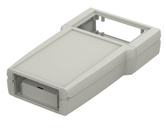 Bopla ART 865 DIS with BE 60 (34186592) - enclosure with membrene keypad area, display opening and battery compartment (236 x 125 x 41 mm)