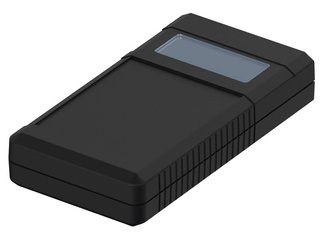 Bopla BOS 751-9005 (34751000) - hand-held enclosure with battery compartment (2 x 9V) and panoramic display screen (157 x 84 x 30 mm)