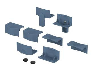 Bopla BO-KS 3-5014 (68034000) - cap set with collapsible tip-up feet