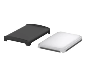 Bopla BOV 1209_ FG 9005 D LL (48432251) - BoVersa translucent plastic lid with full black design cover (125 x 88 x 19 mm)