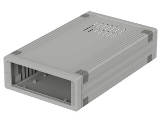 Bopla UM 32609 L (55326010) - Ultramas enclosure with air vents (157.5 x 258.9 x 62.2 mm, 3U 9HP)