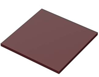 Bopla NGS 77 FKT (37000600) - plastic front panel, red translucent, 3 mm for NGS 77..