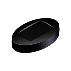 Teko - OVOTEK series (OK2-B2.9) - oval enclosure in black (165.3 x 103.2 x 38.5 mm)