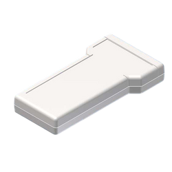 Teko - TBT-B series (TBT-B.7) - white handhld enclosure with battery compartment (163 x 88 x 25 mm)