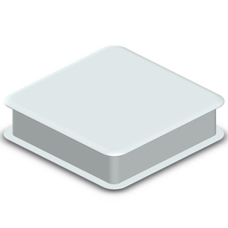 Teko - TEK-B series (TEK-MBD.40) - universal enclosure in white (103.4 x 103.4 x 27.8 mm)