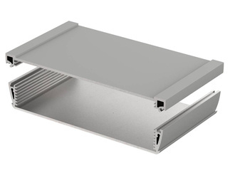 Bopla ASPH 1835-0100 9006 (94271100) - enclosure profiles, horizontally-divided (181.7 x 36.6 x 100 mm)